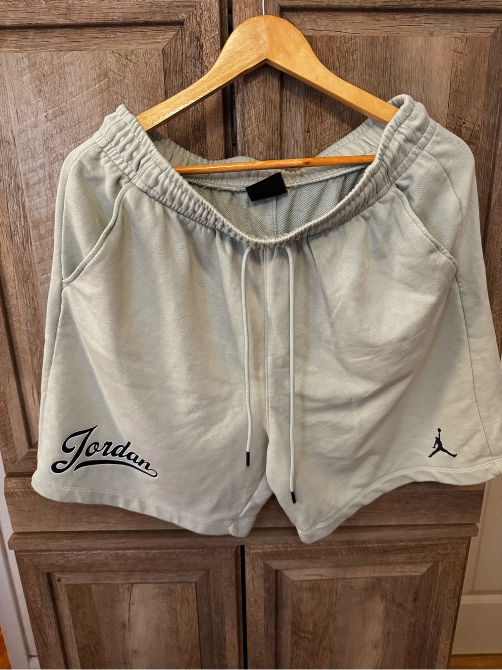 Jordan Light Sage Fleece Athletic Shorts